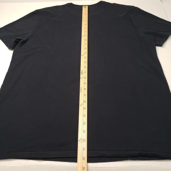 Tommy Hilfiger T-Shirt Mens XL Blue Logo Short Sleeve Crew Neck Graphic Tee Flag - Picture 5 of 16